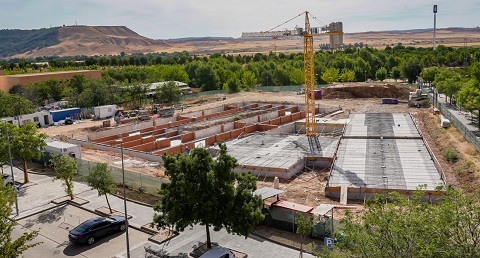 Avanzan las obras de construcción del nuevo Centro de Salud de Soto Henares de Torrejón de Ardoz Centro Salud Soto Henares visita obras 1