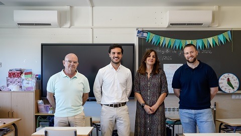 Las 899 aulas de todos los colegios públicos de Torrejón de Ardoz ya tienen aire acondicionado aire acondicionado todas aulas