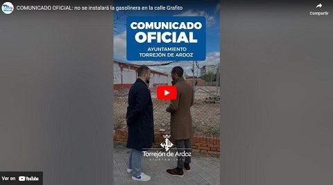 comunicado gasolinera plenoil calle grafito