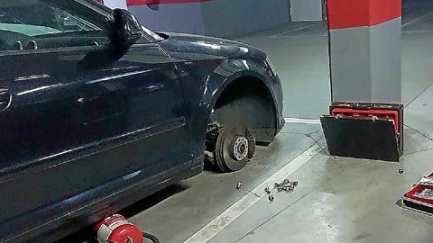 detenidos robo ruedas