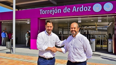 Inaugurado el nuevo acceso a la estación de Cercanías de plaza España de Torrejón de Ardoz estacion cercanias acceso sur 2