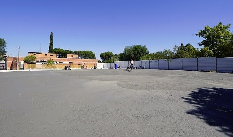 obras aparcamiento parque cataluna julio 2022