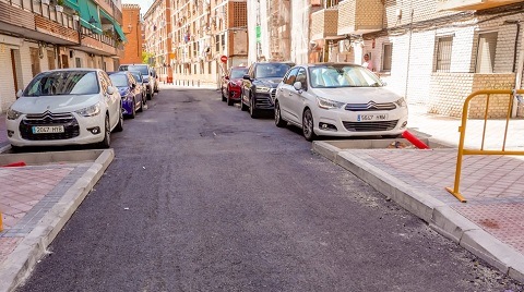 Muy avanzadas las obras de reforma integral del Barrio de Cobos de Torrejón de Ardoz obras barrio cobos