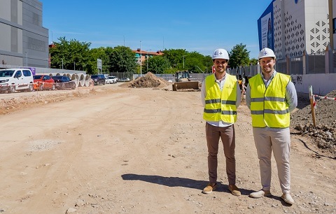 Avanzan a buen ritmo las obras de construcción del nuevo paso subterráneo bajo las vías del tren que unirá la calle Cañada con la avenida Constitución de Torrejón de Ardoz paso subterraneo canada