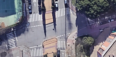 rotonda calle canada antes