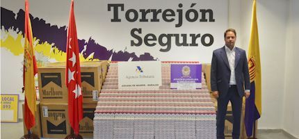 tabaco contrabando incautado torrejon