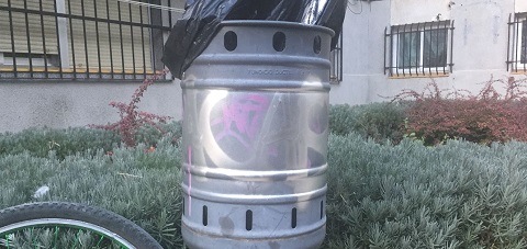 vandalismo papelera