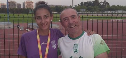 Judith Vaquero, medalla de bronce en lanzamiento de peso en el Campeonato de España sub-16 atletismo exitos 1