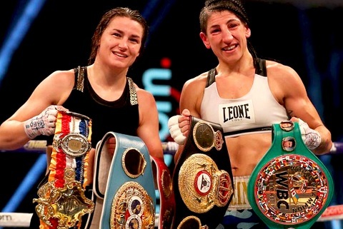La boxeadora Miriam Gutiérrez pierde a los puntos contra Katie Taylor el mundial del peso ligero boxeo miriam mundial nov 2020