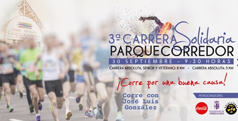 Parque Corredor organiza el 30 de septiembre su 3ª Carrera Solidaria carrera parque corredor 2018