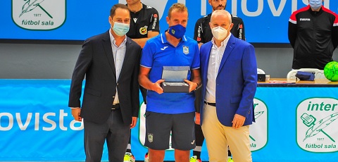 Reconocimiento a Movistar Inter FS y a David Ramos por sus éxitos de la temporada 2019—2020 en fútbol sala david ramos reconocimiento