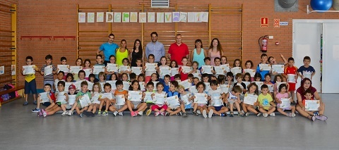 Alumnos de la Escuela Predeportiva de verano 2016 Torrejón de Ardoz escuelas deportivas verano 2016