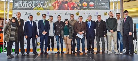 futbol sala presentacion partido espana
