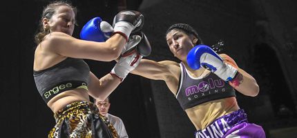 Míriam Gutiérrez venció por KO en el tercer asalto a la húngara Kamila Boka miriam boxeo ko