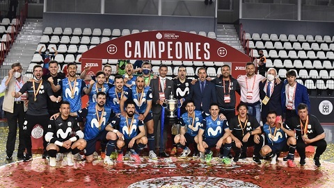 Movistar Inter, campeón de la Copa del Rey tras vencer a ElPozo Murcia por 5-3 movistar inter copa rey 2021