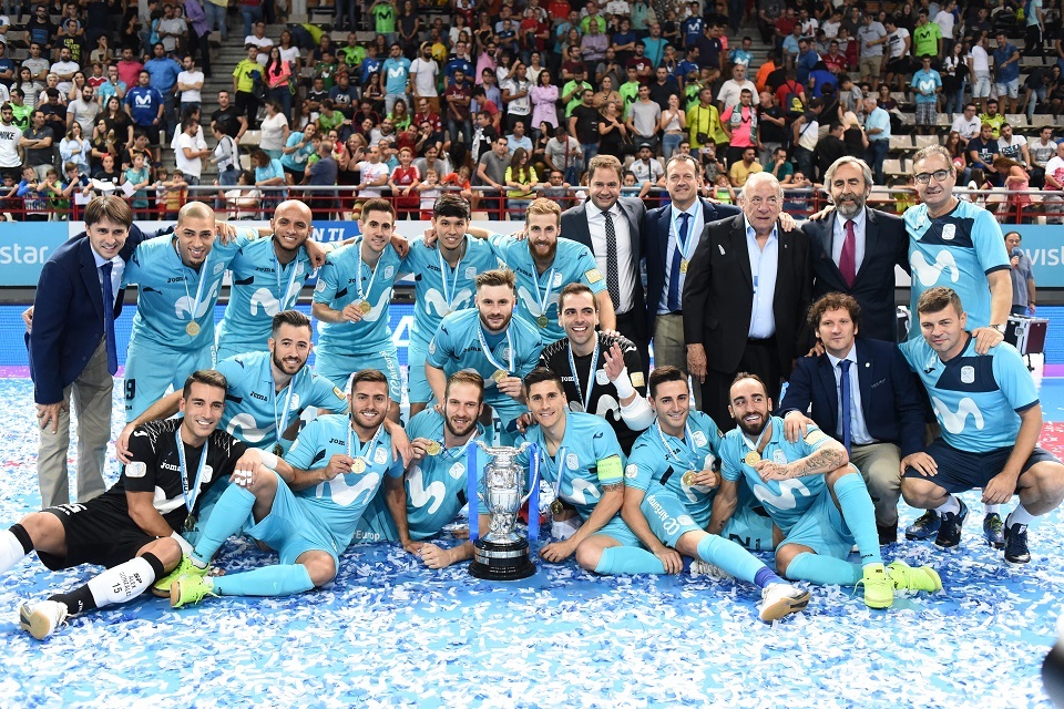Movistar Inter comienza la temporada levantando un nuevo título, la Supercopa de España movistar inter supercopa 2017