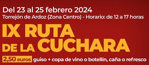 Este fin de semana vuelve la Ruta de la Cuchara a Torrejón de Ardoz ruta cuchara 2024