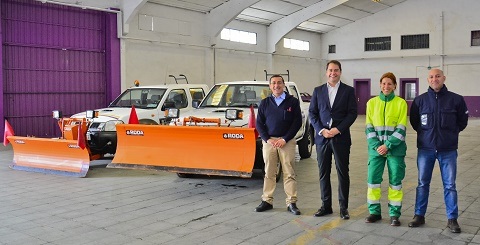 Ya está lista la maquinaria para hacer frente a posibles nevadas y heladas maquinaria nevadas 2017 2018