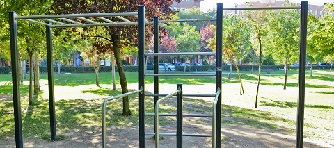 Zona deportiva instalada en el Parque Zarzuela de Torrejón de Ardoz parque zona deportiva