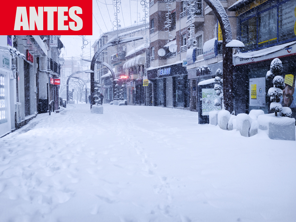 Nieve ANTES calle Enmedio