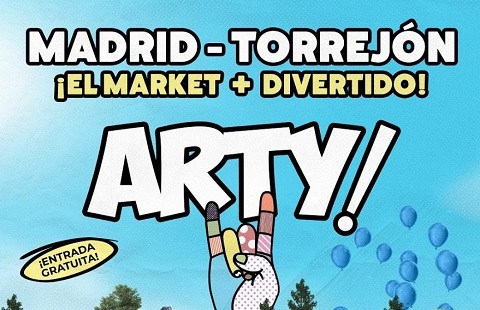 Llega a Torrejón de Ardoz ARTY! WORLD, el Market + divertido, un evento de ocio para toda la familia arty market