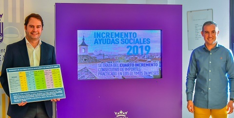 ayudas sociales aumento 2019