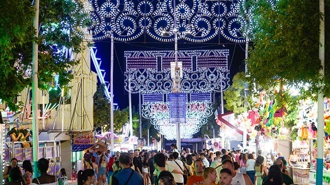 fiestas populares iluminacion