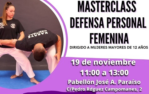 masterclass defensa personal femenina