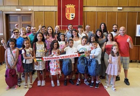 Los menores saharauis del programa “Vacaciones en Paz” ya están en Torrejón de Ardoz con sus familias de acogida programa vacaciones paz 2024