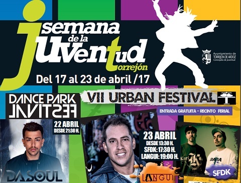 La Semana de la Juventud de Torrejón de Ardoz llega a su recta final con el Dance Park Festival y el Urban Festival como platos fuertes semana juventud fin semana